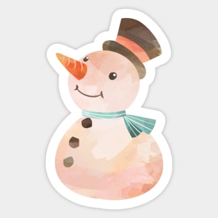 funny snowman Sticker